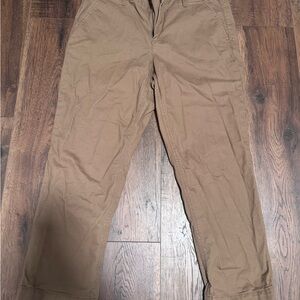LOFT Women's Tan Straight Leg Pants